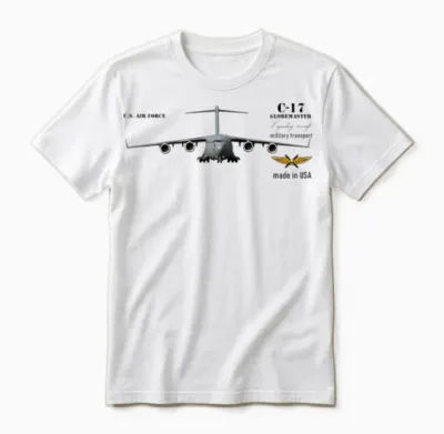 C-17 Globemaster Unisex T-Shirt - White