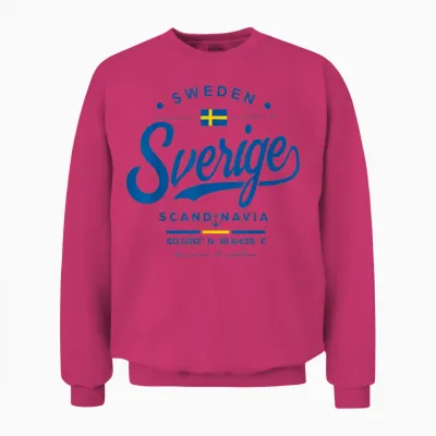 Sverige Skandinavien Schwedische Flagge Midsommar Schweden Unisex Sweatshirt - Heliconia