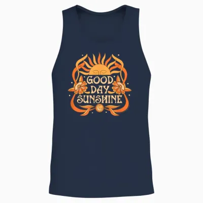 Die Beatles - Guten Tag Sonnenschein Unisex Tank Top - Navy