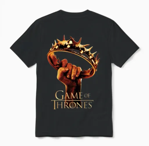 Game of Thrones Logo Unisex T-Shirt in Black