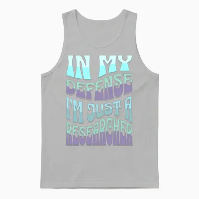 Funny Researcher Unisex Tank Top - Ash