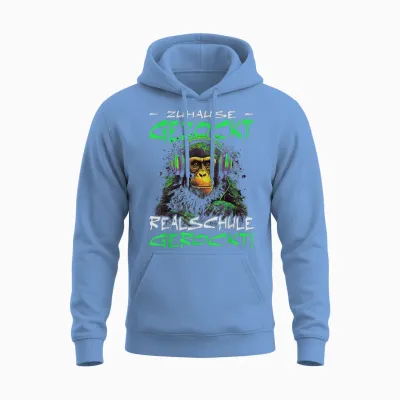 Abschlussklasse 2024 | Realschulabschluss Gerockt Unisex Hoodie - Carolina Blue