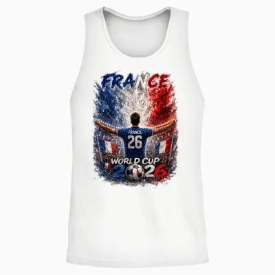 Fußball - Wm World Cup 2026 Frankreich Unisex Tank Top - White