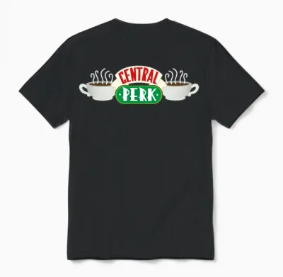 Friends Central Perk Unisex T-Shirt - Black
