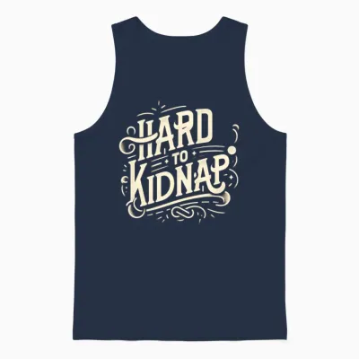 Hard to Kidnap 6 Unisex Tank Top - Navy