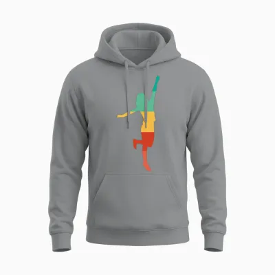 Retro Dancer Unisex Hoodie - Sport Grey