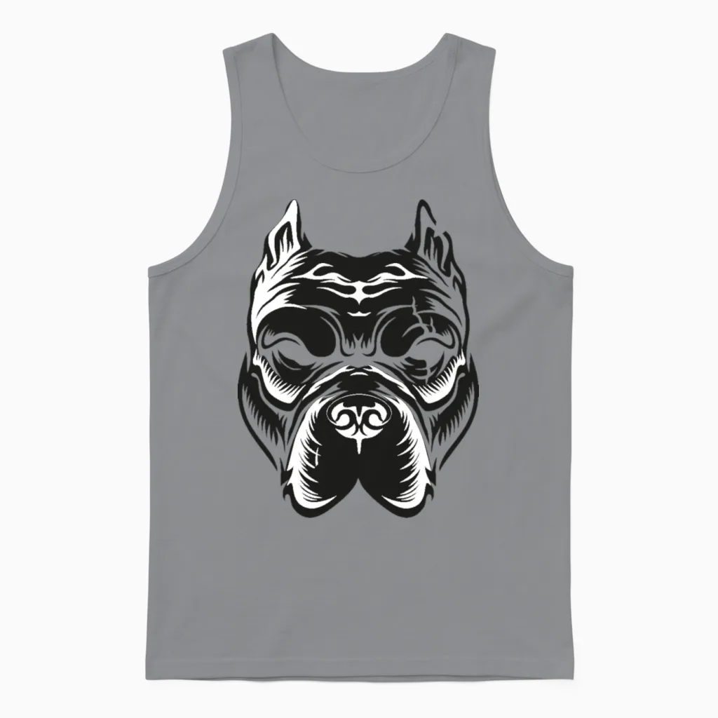 Dog - Lovers Unisex Tank Top in Sport Grey