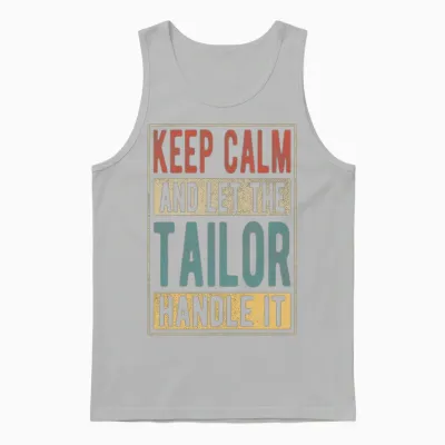 Tailor Retro Gift Unisex Tank Top - Ash