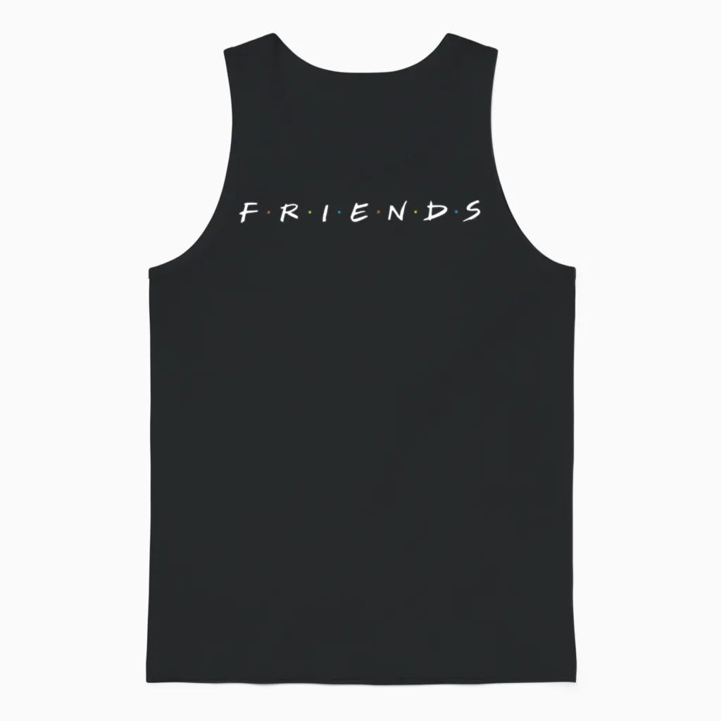 Friends Logo Unisex Tank Top in Black