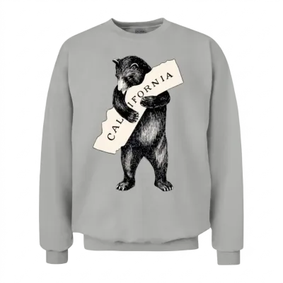 1913 Cali Bear California Unisex Sweatshirt - Ash