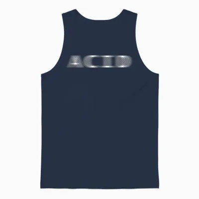 Acid Techno Acid House Edm-Rave-Dj-Partyfestival Unisex Tank Top - Navy