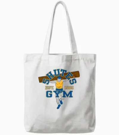 Shute's Gym Tote Bags - White