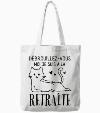 Retired Woman Retirement Humor Gift Retirement Tote Bags - White