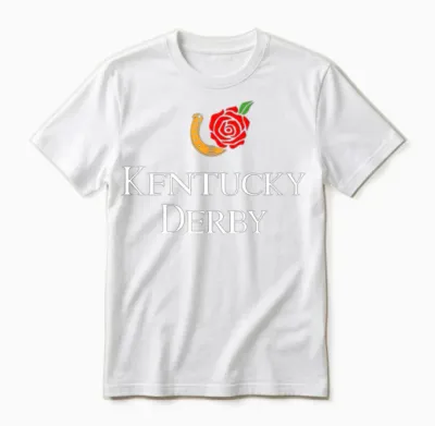 Kentucky Derby Unisex T-Shirt - White