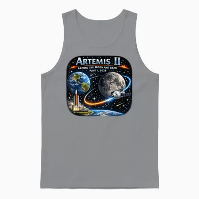 Artemis 2 Reise Um Den Mond Und Zurück 2026 Unisex Tank Top - Sport Grey