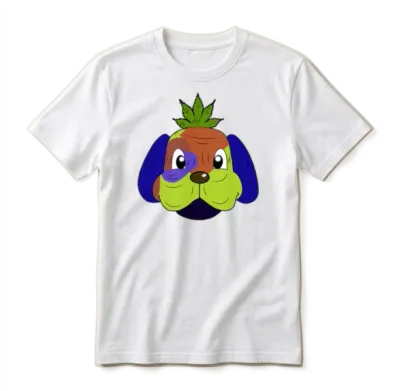Jamaican Dog Unisex T-Shirt - White