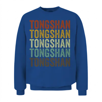 Tongshan China Retro Vintage Unisex Sweatshirt - Royal