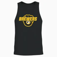 Vintage Brewers Retro Classic Gifts for Men Women Unisex Tank Top in Black - 2