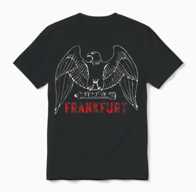 Adler Supporter Ultras Ffm Frankfurt Unisex T-Shirt - Black