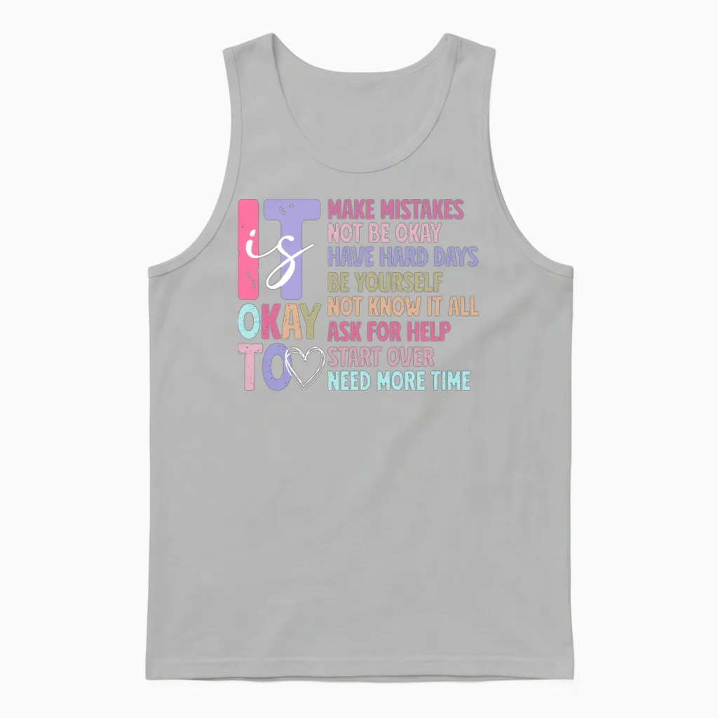 Mental Health Mental Health Mental Health Unisex Tank Top in Ash