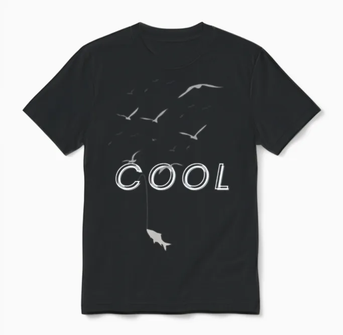 Bold Black Statement Tee โ Minimalist Urban Style Unisex T-Shirt in Black