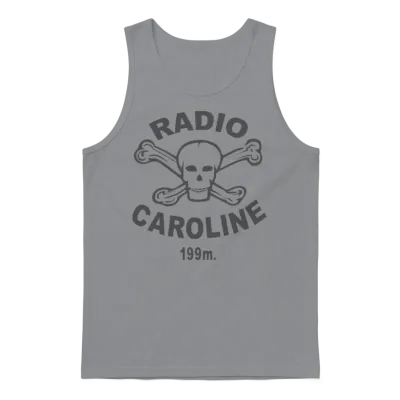 Radio Caroline Unisex Tank Top - Sport Grey