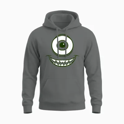 Disney Monsters Inc. Mike Wazowski Eye Graphic T-Shirt, Green, S Unisex Hoodie - Graphite Heather