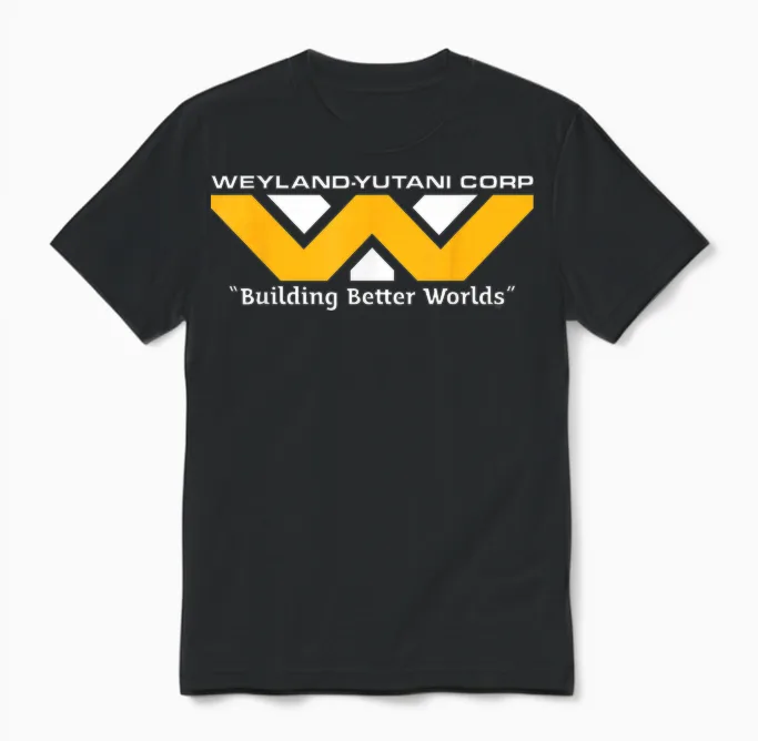 Alien: Earth Fx Series Weyland-Yutani Corp Logo Official Unisex T-Shirt in Black