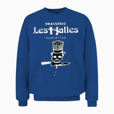 Vintage Looking Brasserie Les Halles Unisex Sweatshirt - Royal