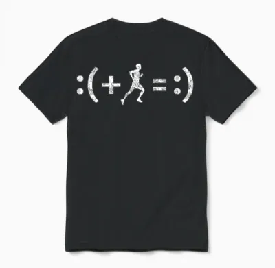 Running Equation Unisex T-Shirt - Black