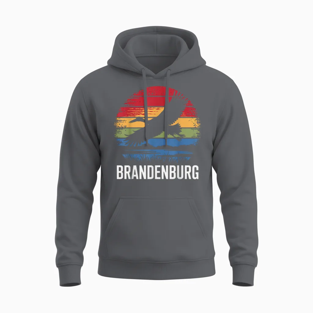 Brandenburg Unisex Hoodie in Charcoal
