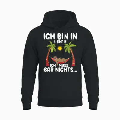 Lustige Renten Sprüche Kleidung Für Rentner Women's Sloth T-Shirt Black S Eu 38/40 Unisex Hoodie - Black