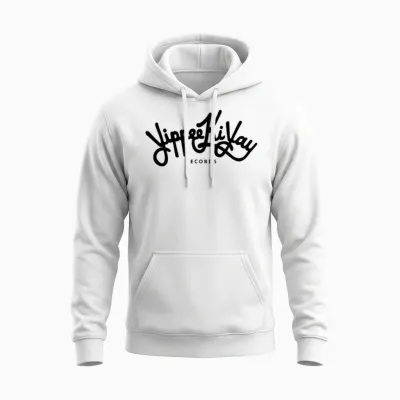 Yippee Ki Yay Records Unisex Hoodie - White