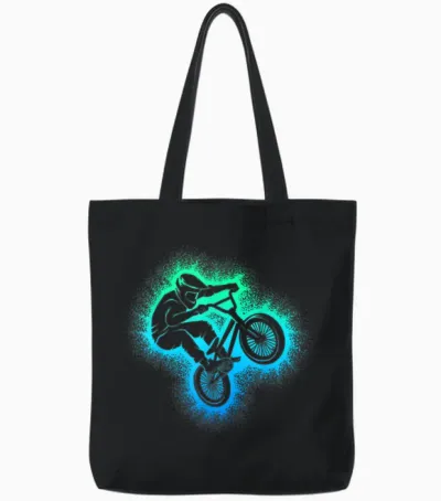 Bmx Kids Boys T-Shirt, Black, S Tote Bags - Black