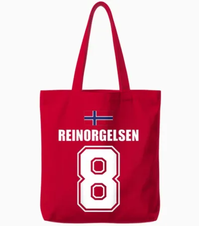 Lustige Namen Norwegen Trikot Für Mallorca Und Die Party Tote Bags - Red
