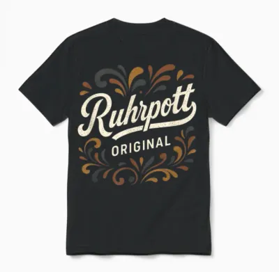 Ruhrpott Original - Ruhrpott Ruhrgebiet Pott Unisex T-Shirt - Black
