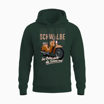 Schwalbe Kr51 T-Shirt, Black Unisex Hoodie - Forest