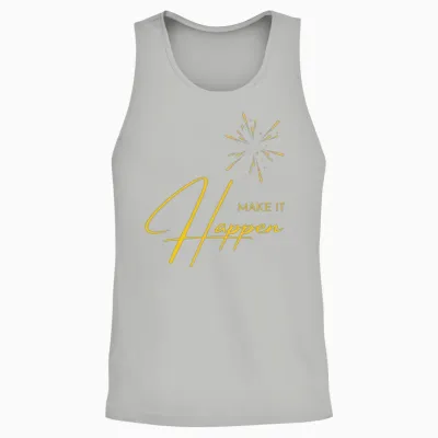 Make It Happen Unisex Tank Top - Ash