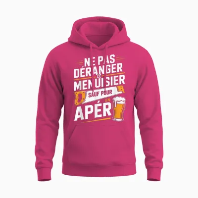 Carpenter Men's Aperitif Humour Gift Carpentry Funny Beer Unisex Hoodie - Heliconia