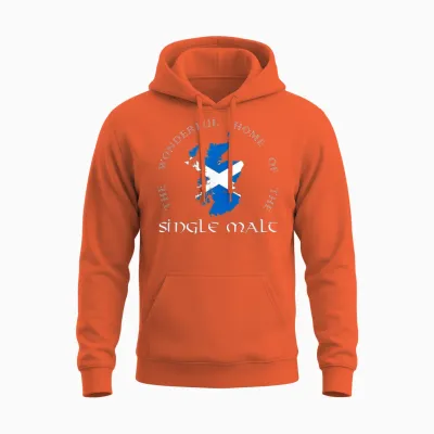 Home of the Single Malt Für Whiskey Liebhaber Und Genießer Unisex Hoodie - Orange