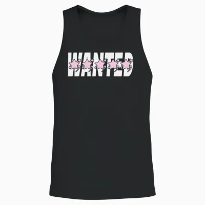 Wanted Unisex Tank Top - Black