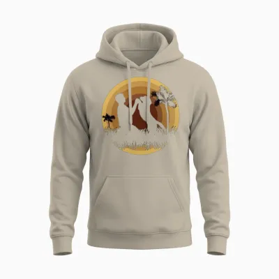 Dog Unisex Hoodie - Sand