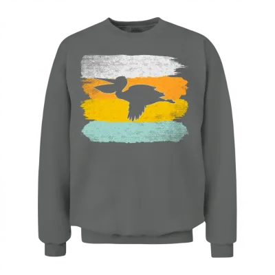 Pelican Retro Unisex Sweatshirt - Graphite Heather
