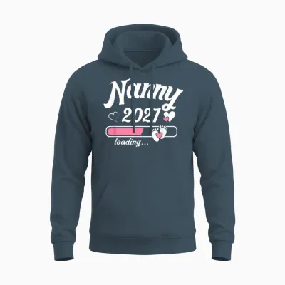 Enceinte Mère Nounou Est. 2027 Future Maman Unisex Hoodie - Dark Heather