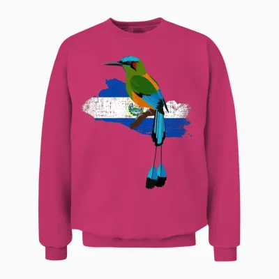 El Salvador Torogoz, El Salvador Unisex Sweatshirt - Heliconia