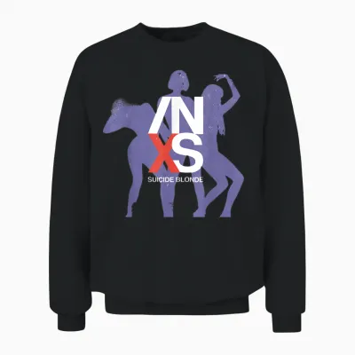 Inxs – Suicide Blonde Dancers T-Shirt, Black, S Unisex Sweatshirt - Black