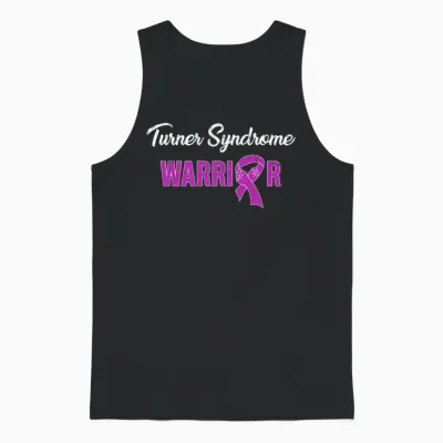 Turner Syndrome Warrior Unisex Tank Top - Black