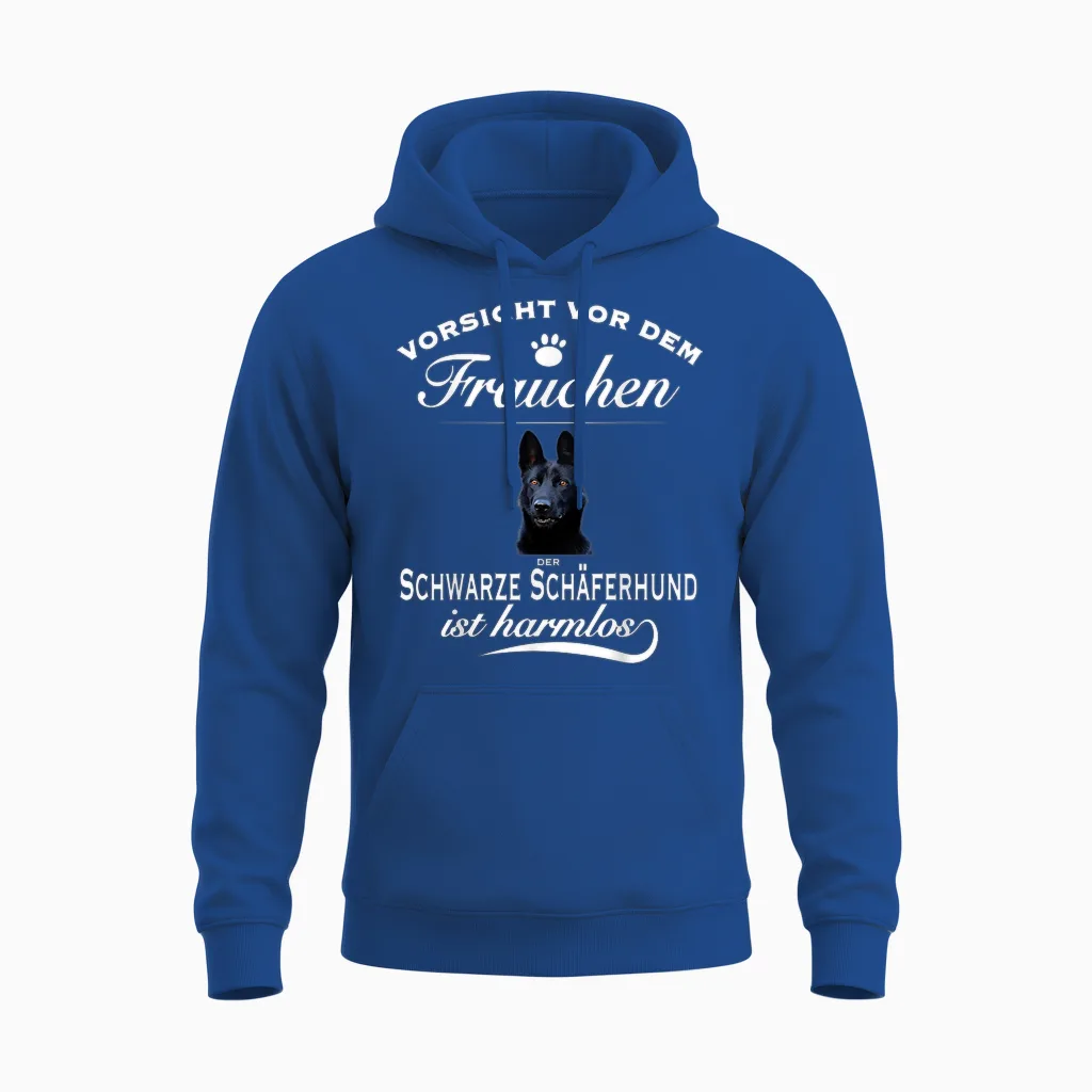 Deutscher Schäferhund - Schwarzer Schäferhund Unisex Hoodie in Royal