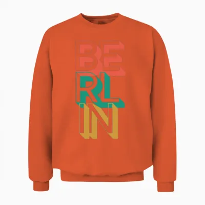Retro Berlin Unisex Sweatshirt - Orange