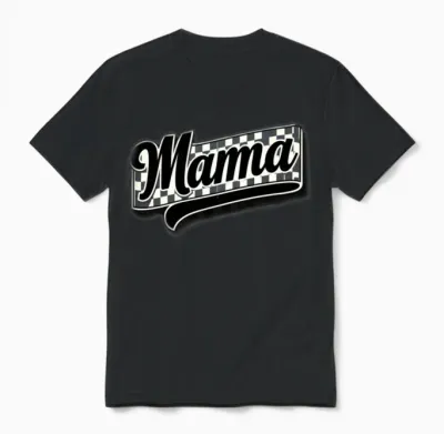 Retro Urban Mama Unisex T-Shirt - Black
